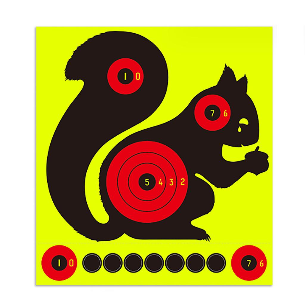 6 Sheets Shooting Adhesive Sticker Zone Targeted Paper Archerys Paper Targets Shooting Self-Adhesive Splatter Targets