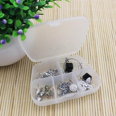 5 Compartments Medicine Case Pills Tablet Jewelry Box Organizer Container