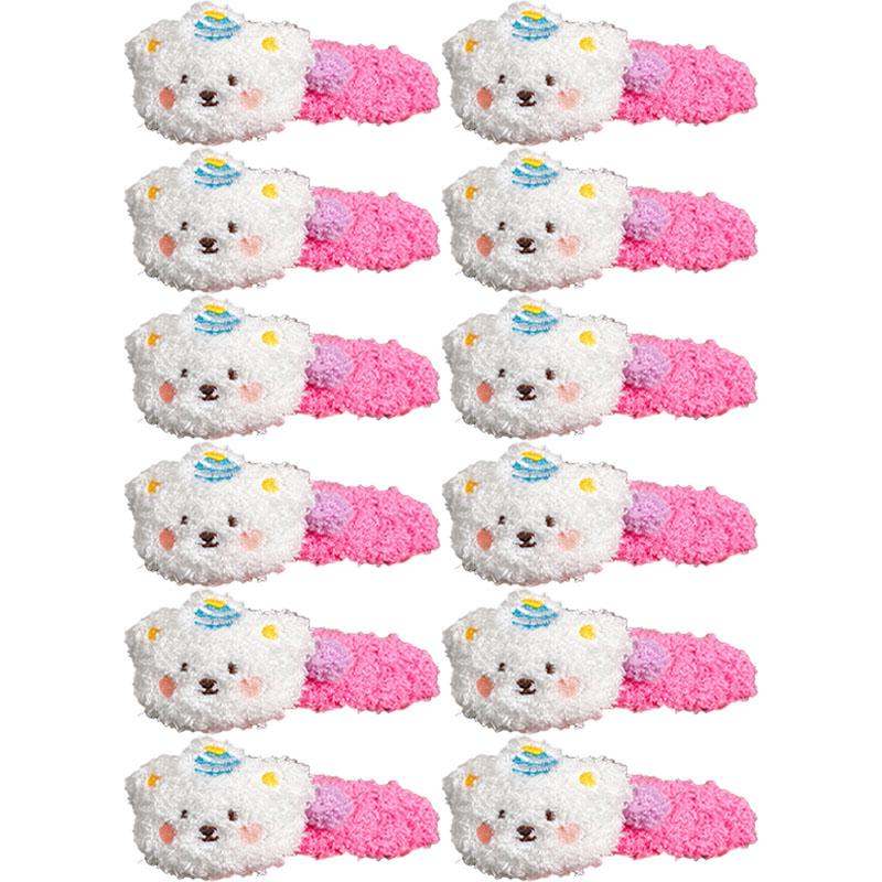 Plush Bear Hair Clip Women Cute Large BB Clip Sweet Simple Hair Accessories