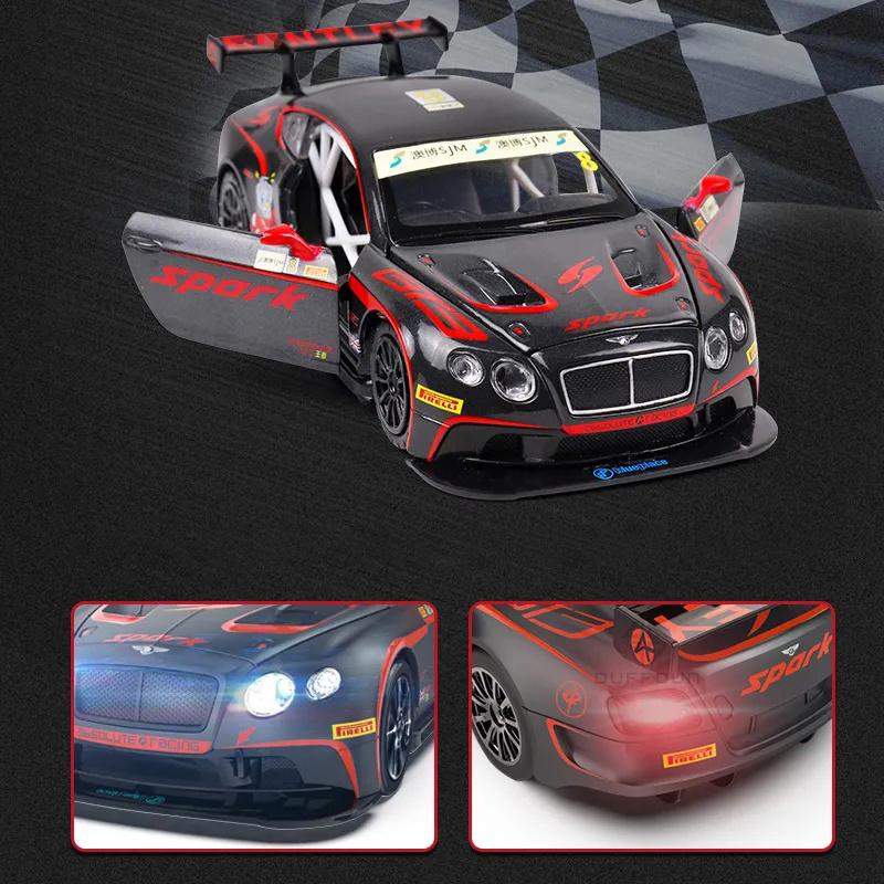 Модель игрушечного автомобиля Bentley Continental в масштабе 1/32 — фото 6