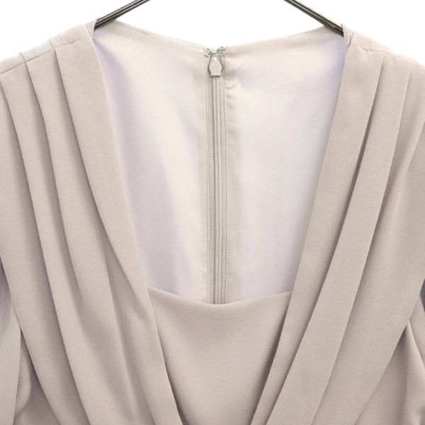 unused eimy istoire Long sleeve Long dress S Draped pleated flare dress Women Used