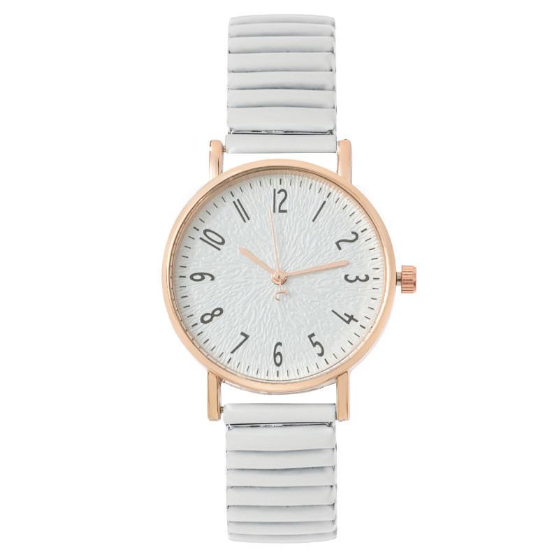 

Fashion Digital Student Watch For Women Quartz Movement With Decorative Design For Casual Wear білий