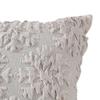 Christmas Pillow Covers 45x45cm Soft Plush Pillowcase (White Snowflakes)