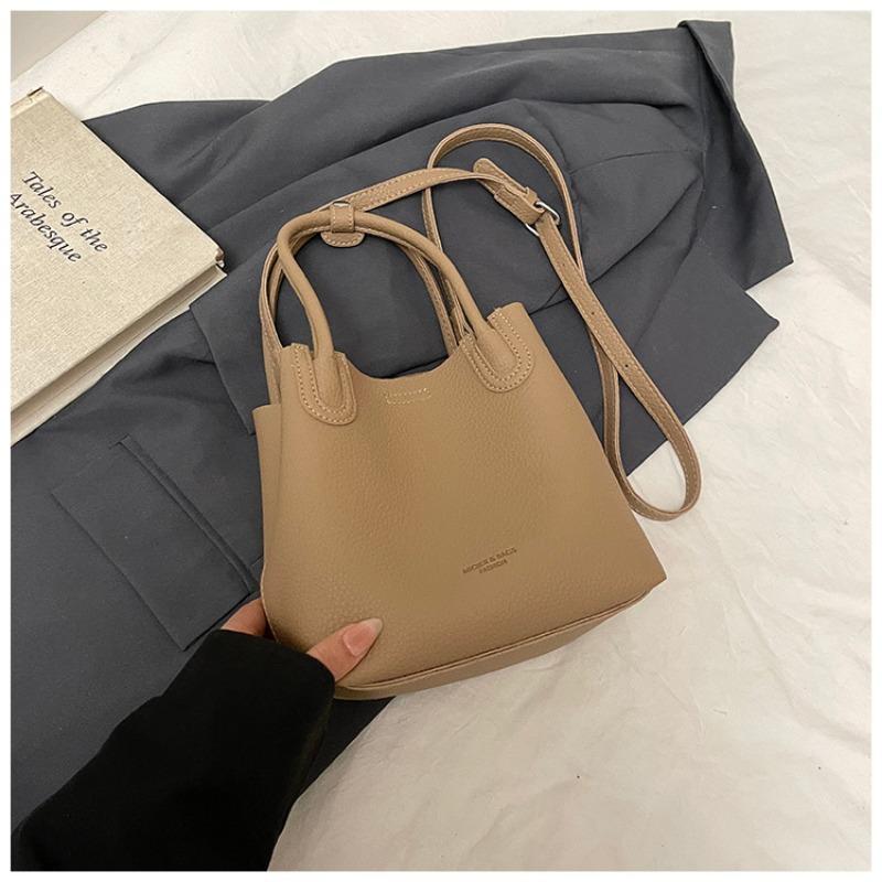Bucket Bag Women's Simple Bag Summer New Fashion Trend Shoulder Bag Simple Versatile Messenger Bag