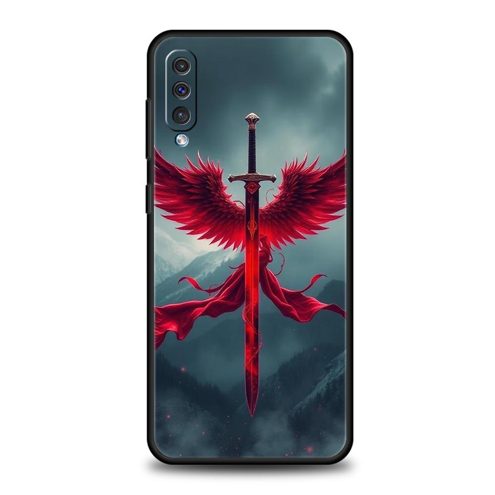 The Sword Creative Pattern Phone Case for Samsung Galaxy A56 A36 A26 A16 A34 A24 A42 A22 A20 A12 A40 A30 A10 5G Soft TPU Cover