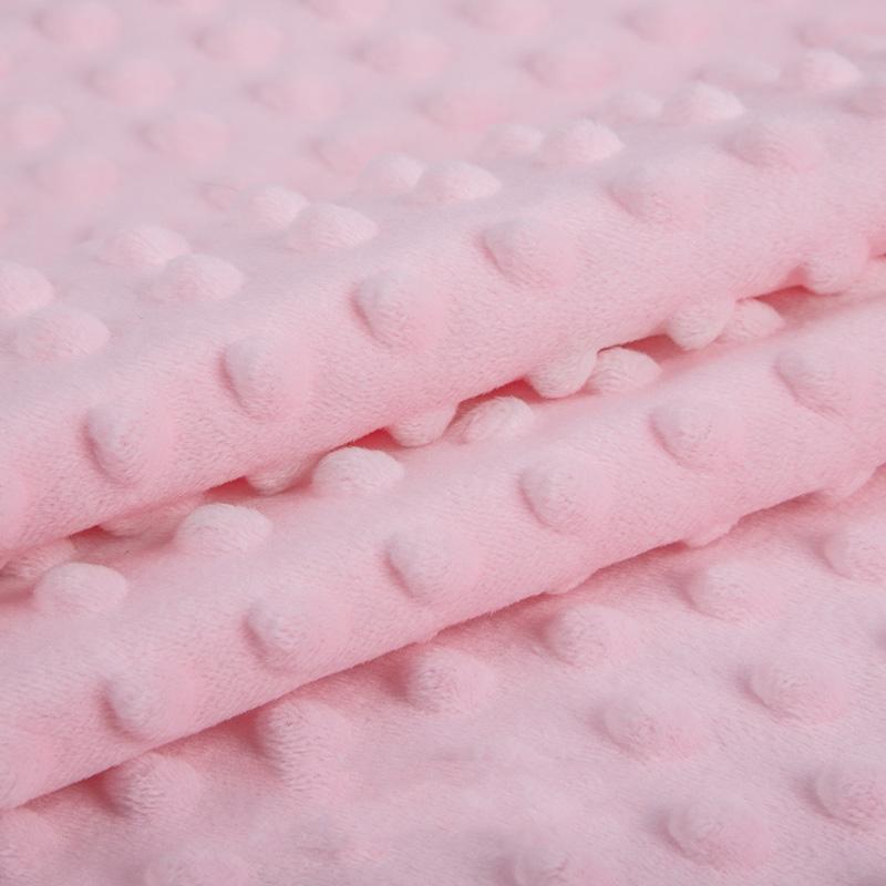 

Multi-Color Minky Dot Fabric Bean Velvet Cloth Bubble Pressed Foam Baby Crystal Pressure Bubble Crystal Super Soft Flannelette 100x160cm