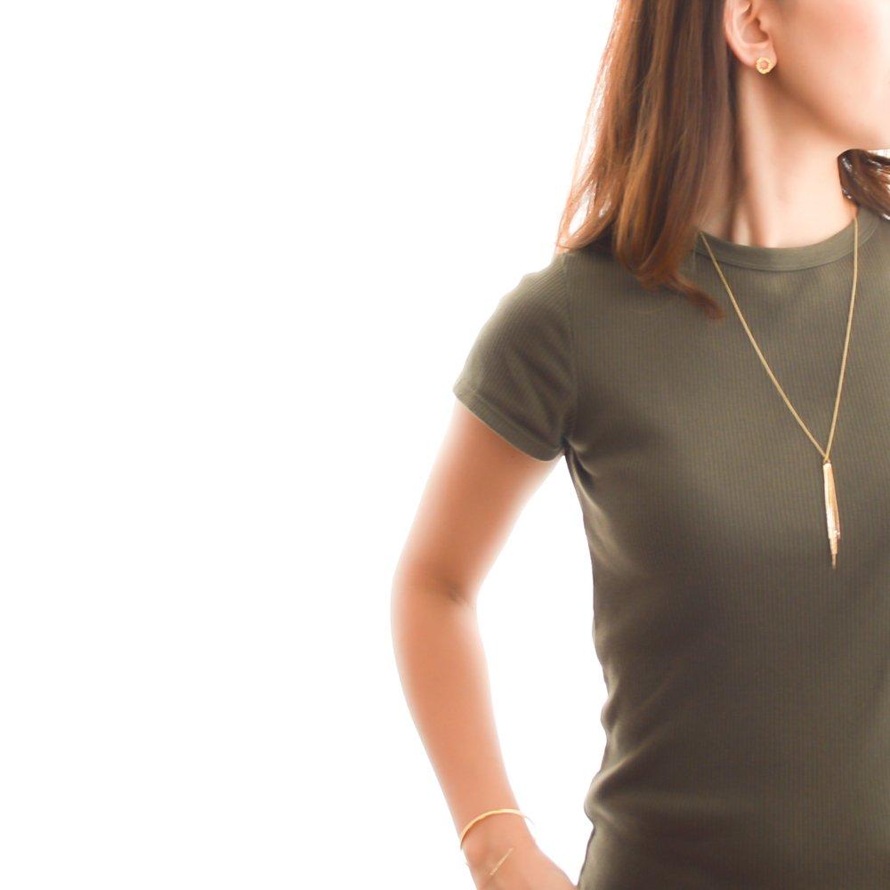 [Naot Jewelry] Tassel Long Chain Necklace (Gold)