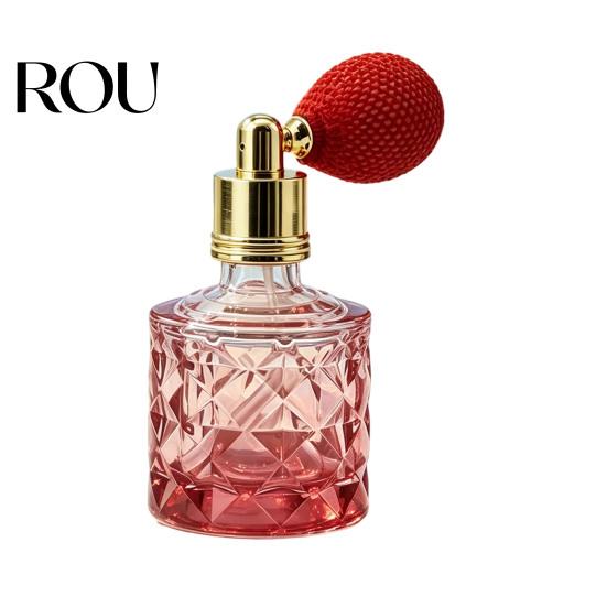 Reusable Perfume Bottle 10ML Vintage Air Bag Bottle, Portable Refillable Fragrance Empty Atomizer Glass Spray for Travel Pocket