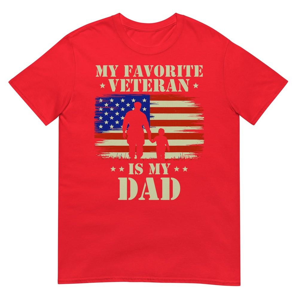 Father Veterans Day My Favorite Veteran Is My Dad Proud Kids TShirt S