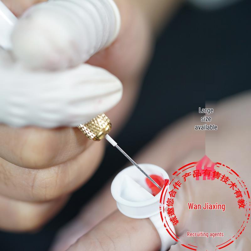 Microblading & Tattoo Pigment Ring Cups for False Eyelashes Makeup - 100 Pieces