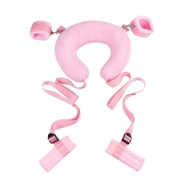 Adjustable Adult Sex Toys for Woman Couples Restraints Collar Handcuffs & Ankle Cuffs Slave Erotic Bdsm Bondage Set Fetish Games