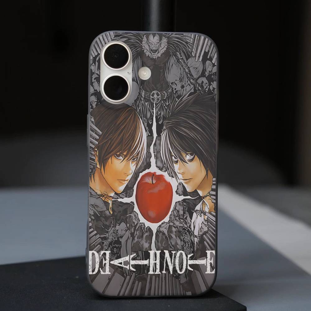 

Japan Anime Death Note For IPhone 16 15 11 12 13 14 17 Pro Max PLUS Pro Soft Corrugated Silicone Back Phone Case iPhone 17pro max