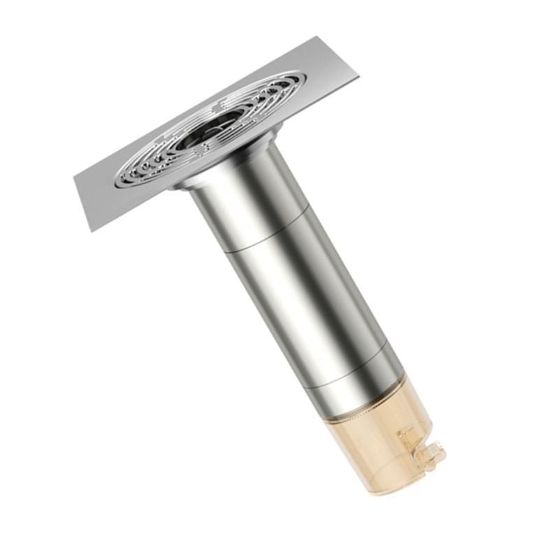 Practical Stainless Steel Floor Drain Insert Prevents Odor for Public Space