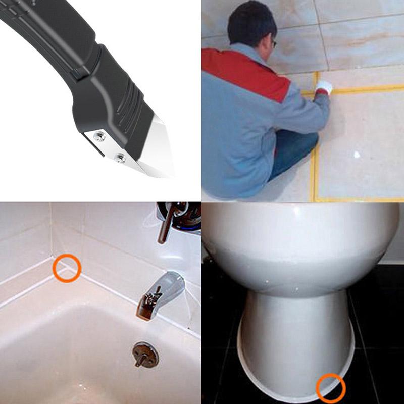 5 In1 Silicone Remover Sealant Smooth Scraper Caulk Finisher Grout Kit Tools Floor Mould Removal Hand Tools Set Sewing Spatula