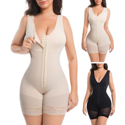 Tummy Control Shapewear for Women Wireless Breast Support Shaper Seamless Bodysuit for Tummy & Hip Lifting Breathable Postpartum Recovery Underwear