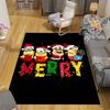 1Pc Christmas Minions Celebration Rug Office Carpet Indoor Outdoor Doormat Nonslip Soft And Comfortable Living Room Christmas Halloween Gift D91858