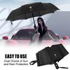 Car Sticker 2025 Hot Windproof Rain Fully Automatic Compact 3 Folding Umbrella for Tesla Model 3 2021 S X Y Style Roadster Invad