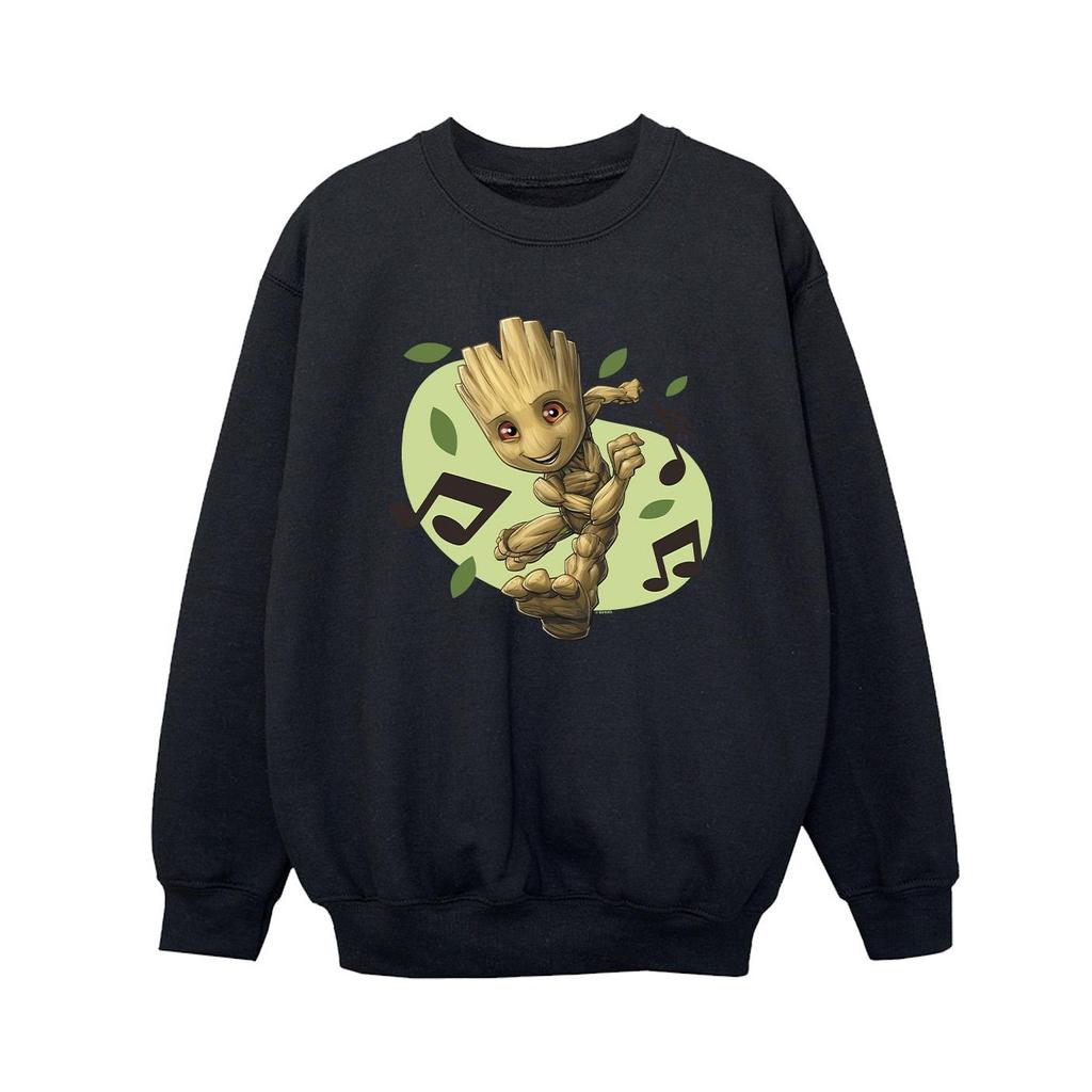 Marvel Jungen Guardians Of The Galaxy Groot Musical Notes Sweatshirt