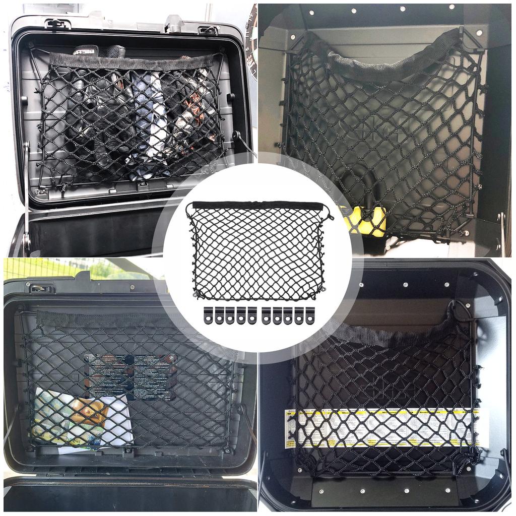 For BMW GS R1200GS R1250GS F800GS F700GS F650GS Vario Case for GIVI Trekker Panniers Motorcycle Luggage Cargo Mesh Net Organizer