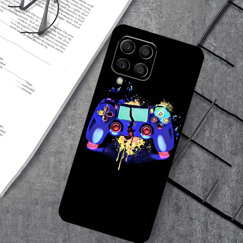 Cool Gaming Controller Case For Samsung Galaxy M15 M11 M12 M13 M14 M06 M16 M36 M56 M31 M53 M32 M52 M35 M55 M34 M54