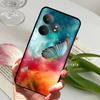 For Realme GT 6 GT6 Case Shockproof Soft TPU Silicone Phone Cover For Realme GT 6T Capa Realme GT6 GT6T Cartoon Matte Bumper