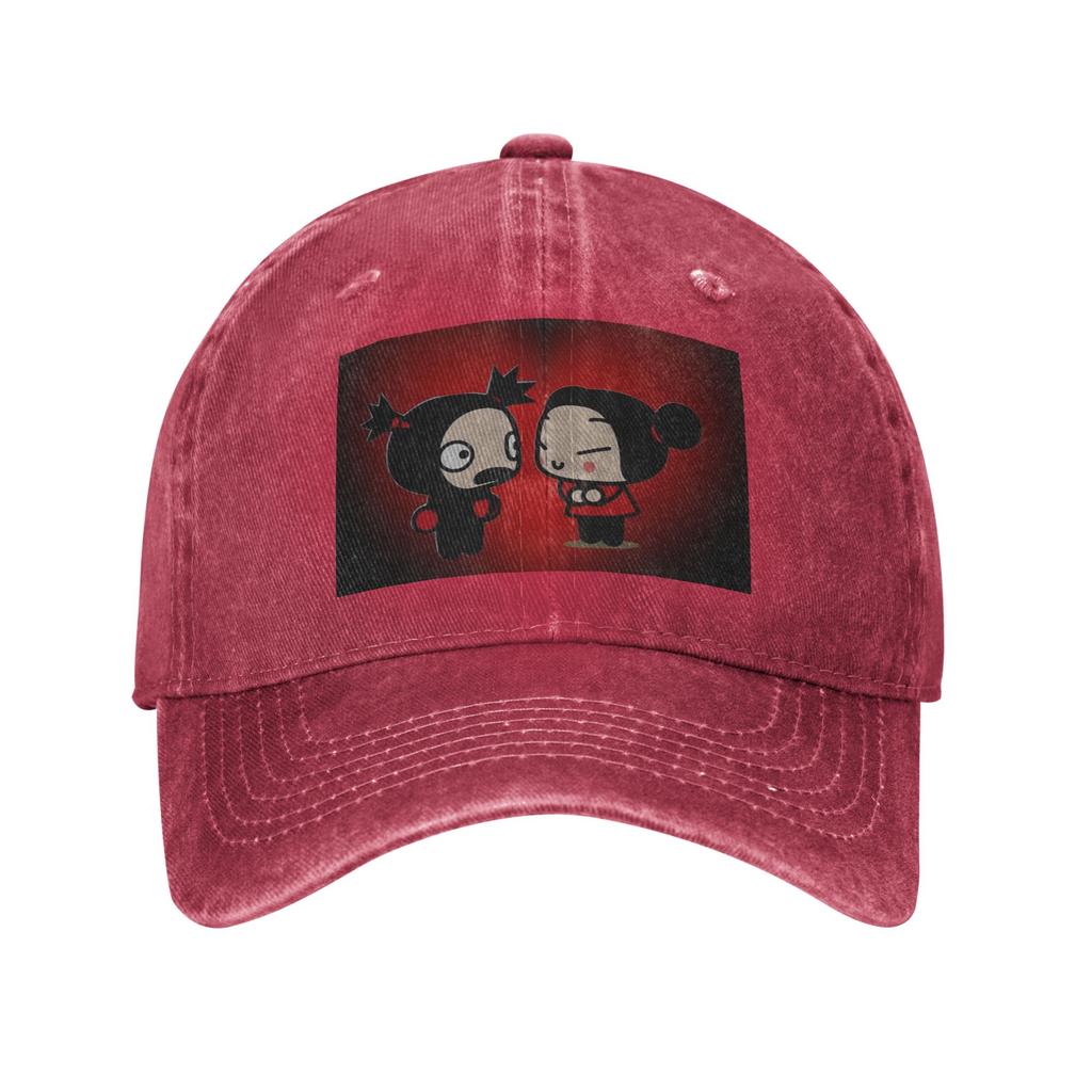 Pucca Denim Cap Casual Baseball Caps Adjustable Hat Summer Unisex Baseball Hats