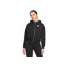 Air Hooded Letter Print Casual Jacket Women Jackets Black White DJ1054-011