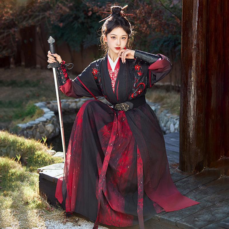 Hanfu ve stylu čínské dynastie Song Bei s pasovým setem pro muže a ženy