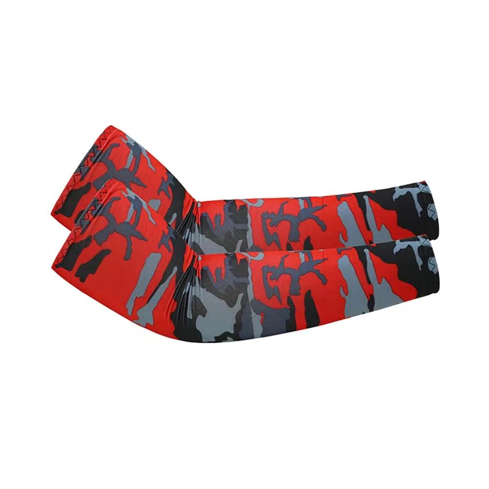 2Pcs Arm Sleeves Warmers Sports Sleeve Sun UV Protection Hand Cover Cooling Warmer Running Fishing Cycling