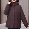 Winter Woman Parkas Hooded Thick Warm Outerwears Loose Women's Coats