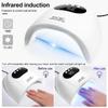 88W Professional 24LEDs Nail Dryer With Timer Setting for Quick Curing Drying All UV Gel Nail Lamp for Manicure Salon Tools