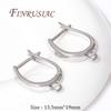 DIY Earring Making Supplies 18K Gold Plated Brass with Zircon Earwires Earrings Hook Clasps Findings,Earrings Fasteners