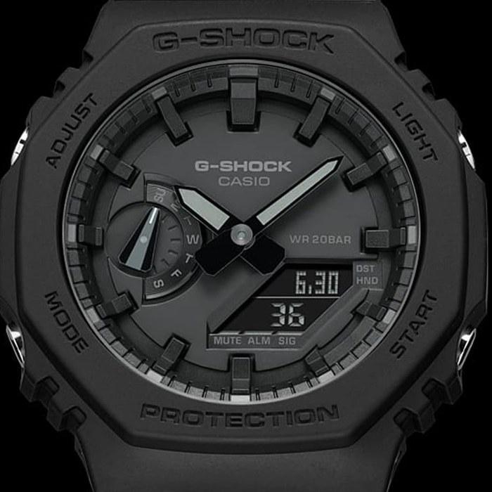 Casio G-Shock GA-2100-1A1 All Black Men's Watch Carbon Core Guard