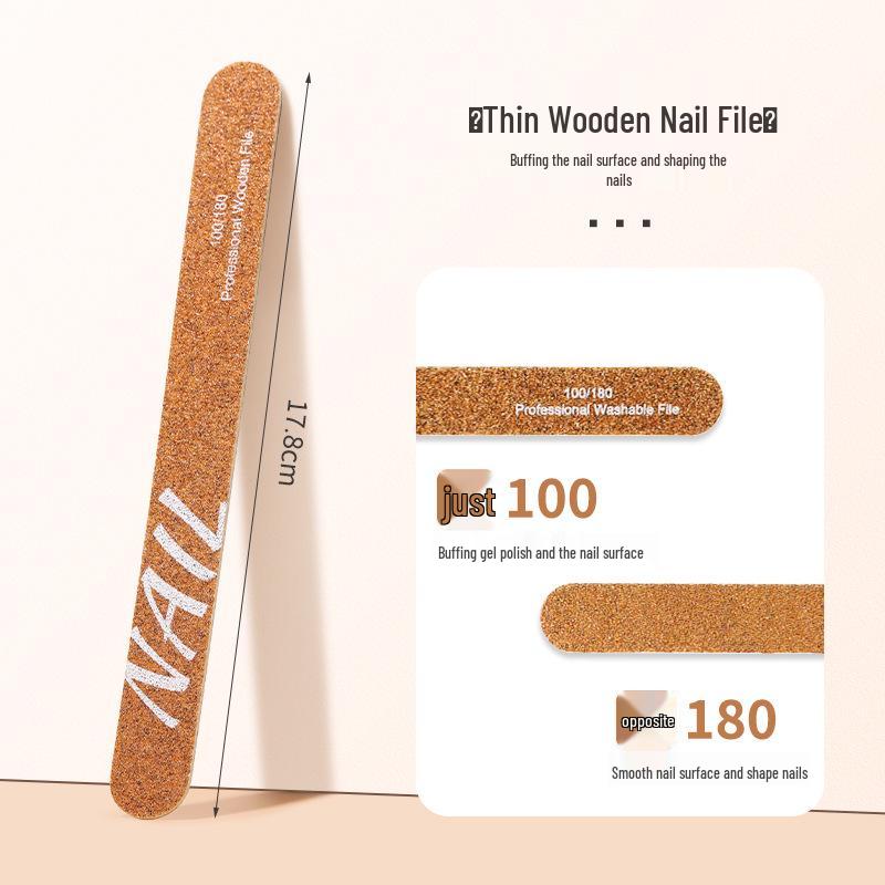 

Professional Nail Shaping & Polishing Sponge File - Washable Nail Removal Tool