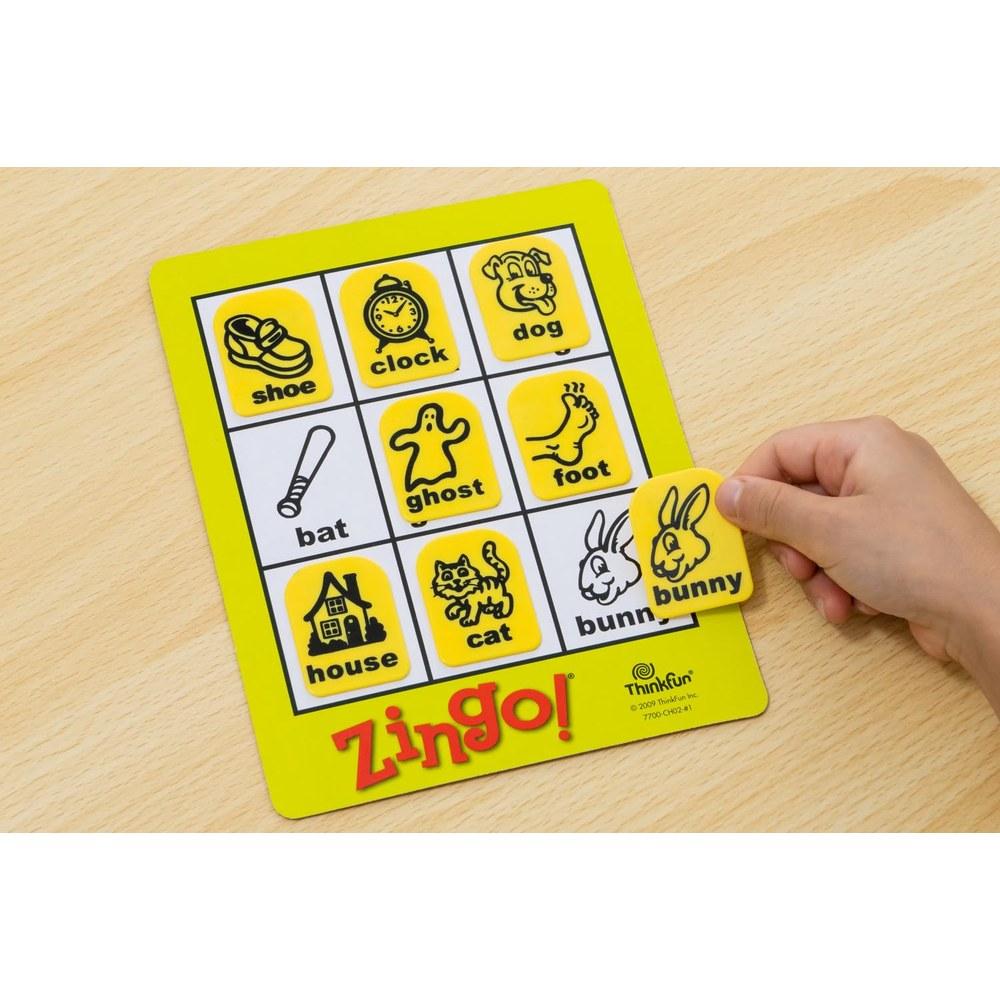 ThinkFun Jingo Bingo Action Game 7700 Indoor Play for Ages 4+ Brain Training Concentration Gift for Boys and Girls