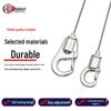Steel Wire Adjustable Alloy Hook for Hanging Light Fixtures, Pictures, Displays, and Billboards.