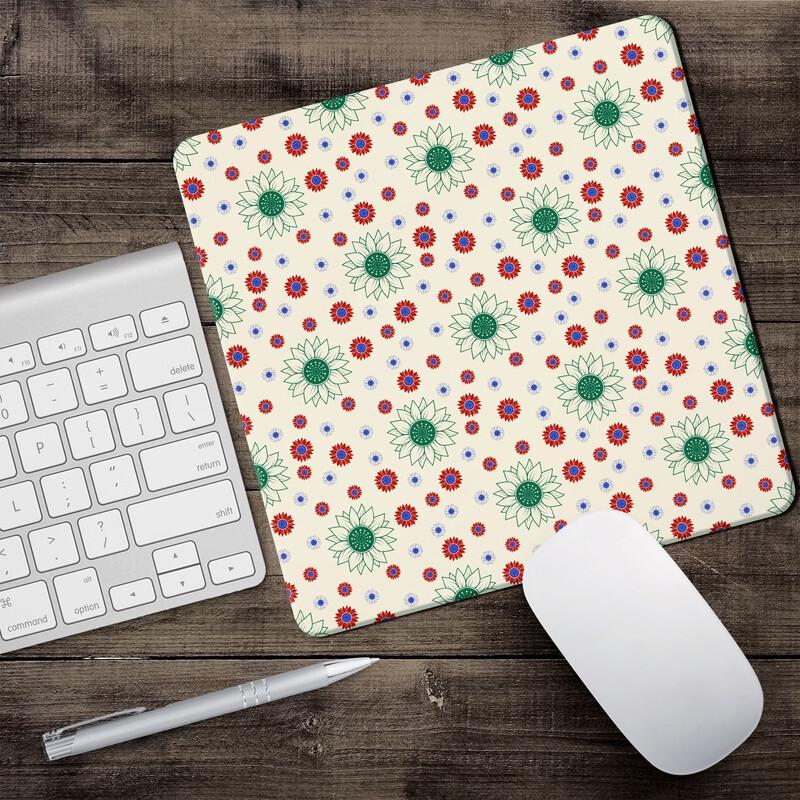Fumaide Small Floral Mouse Pad Desk Mat