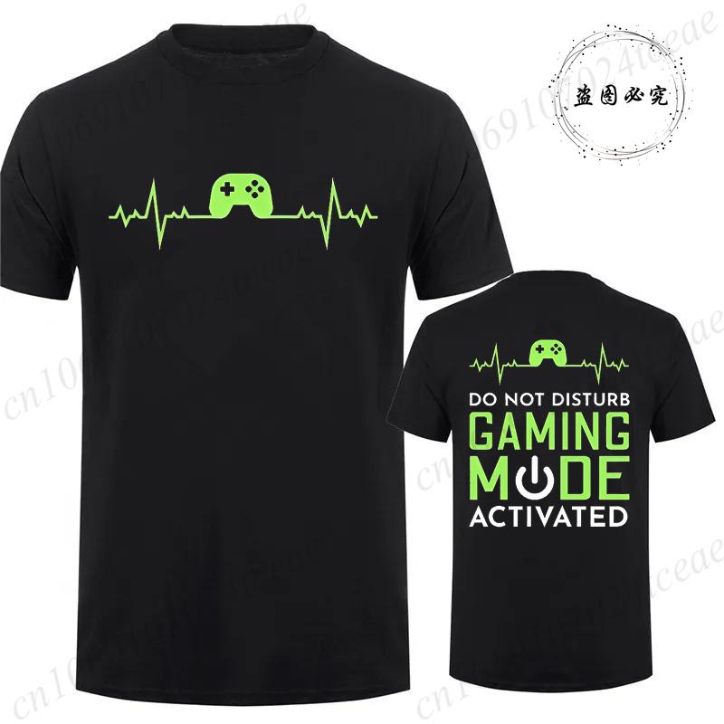 

T-Shirt for Men Women Clothing Gaming Mode Printed Graphic Tees Funny Gamer Clothes Short Sleeve O Neck T-Shirts Shirt Tops S разноцветный