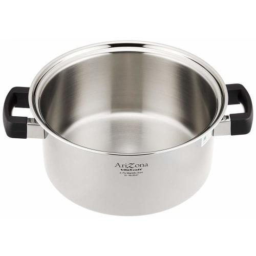 Vita Craft Arizona 24cm Silver Saucepan with Recipe Included, 8547
