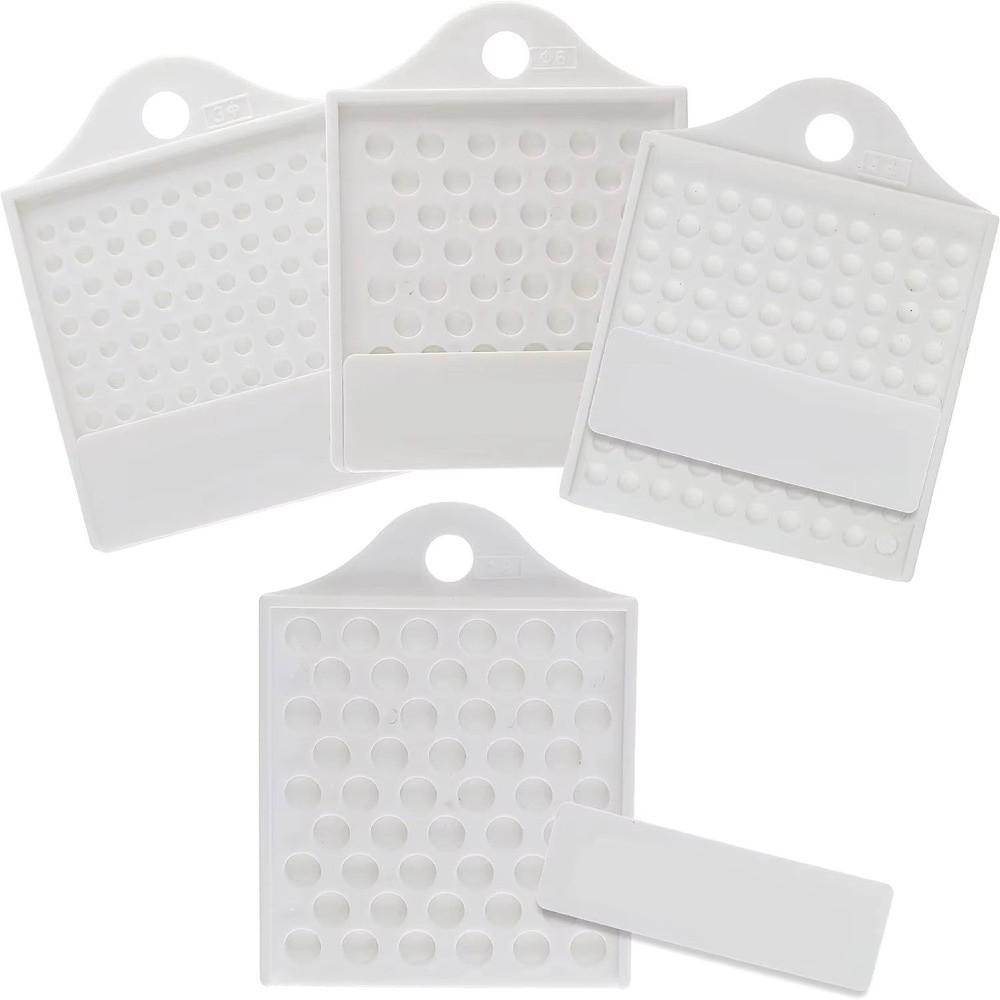 Plastic Bead Sizing Board Sliding Counter Jewelry Bead Organizer Bead Counter Board  Bead Sorting белый