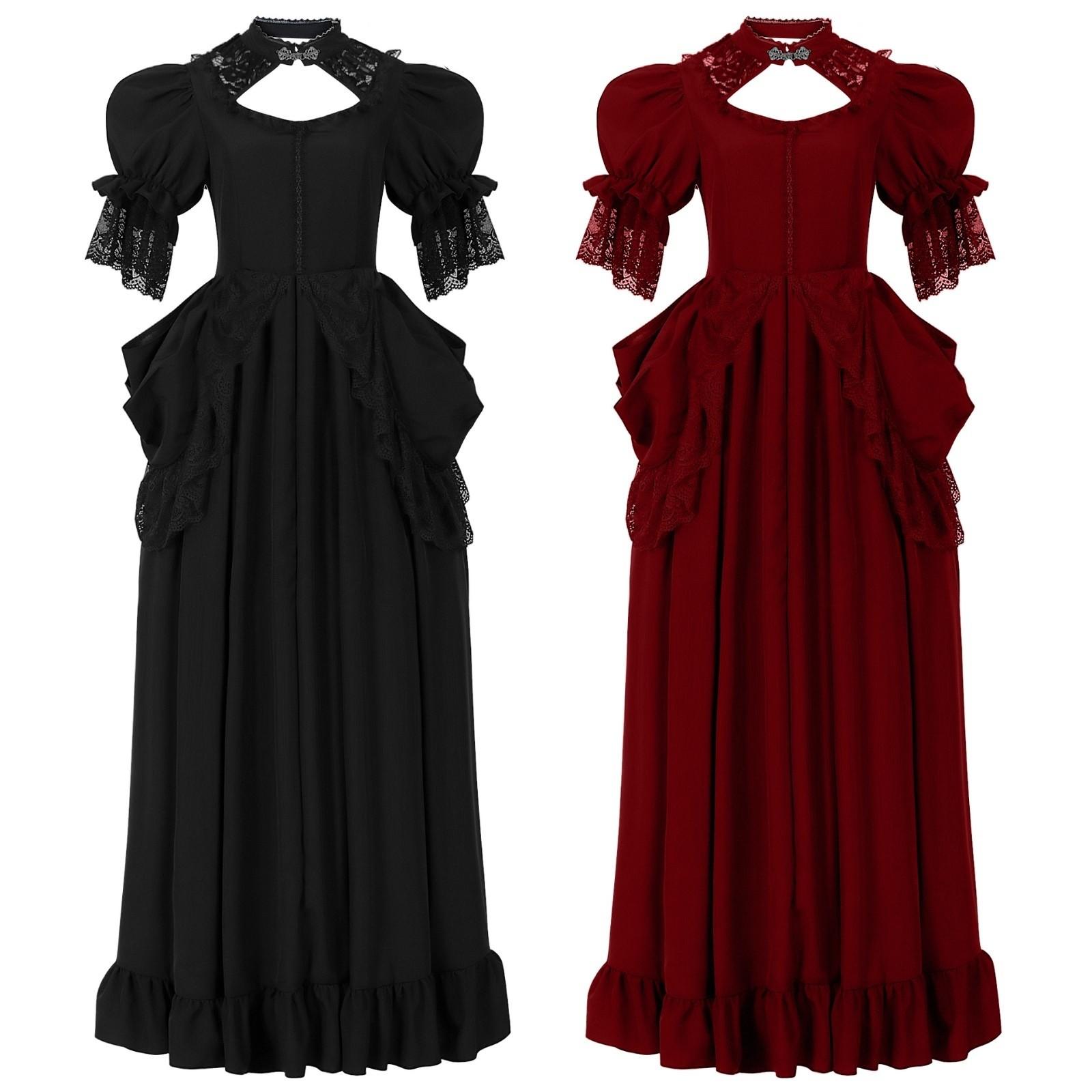 

Women s Court Retro Dance Performance Costumes, Ladies Evening Gowns, Dresses, Performance Costumes XL винний