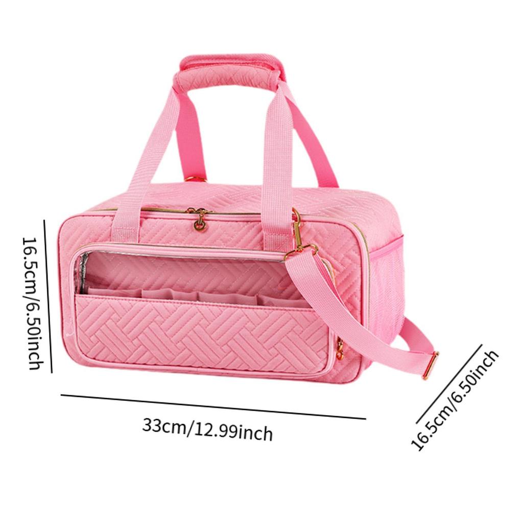 Marker Case with Divider Easy Cleaning Liner Craft Paint and Marker Organizer Art Supply Storage Case for Paint Brushes Paint