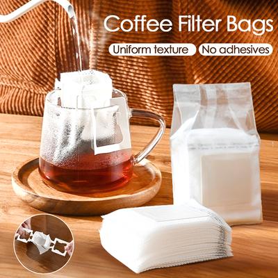 50 pièces Sacs en Papier Filtre à Café Portables Filtre à Café Jetable Oreille Suspendue Accessoires Café Espresso Outil à Thé