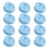12Pcs Quilt Fastener Clips Duvet Cover Holders Bed Reusable Non Slip Fixer Buckle Type Blue