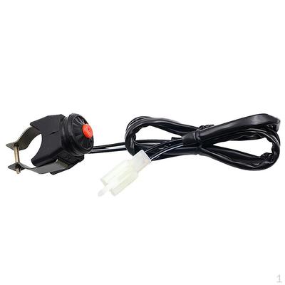Korna Anahtarı Marş Motoru/ Sollama Lambası Pit Bisiklet ATV 7/8'' Gidona Kırmızı