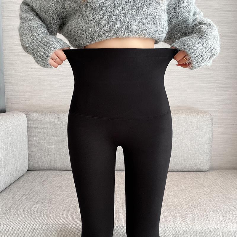 

Women s 2025 Winter High Waist Tummy Control Velvet Thickened Slimming Pants - Vertical Stripes, High Elasticity XL (63-73 kg)
