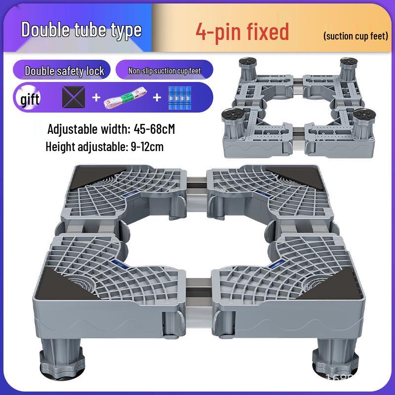 Suport de bază reglabil pentru mașină de spălat cu depozitare