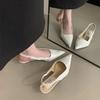 French Evening High-heeled Retro Pointed Sandals Women's Shoes Summer 2025 New Chinese Beautiful Bag Head Sandals
