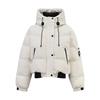 Chuyu Women's Three-Proof 90% White Duck Down Hooded Puffer Jacket