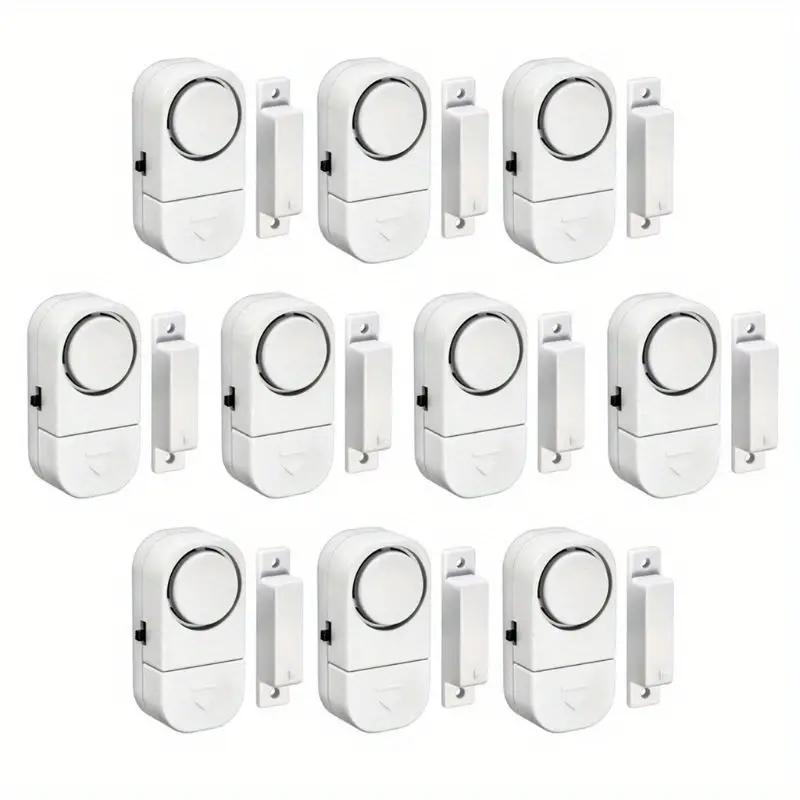 1/2/4/5/8/10 stk Trådløs vindusdør Innbruddssikkerhetsvarsel Alarmsystem Magnetisk sensor 90dB